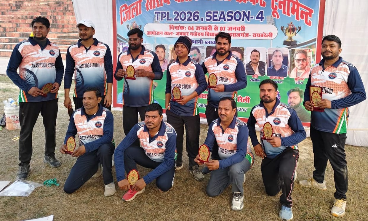 The teams from Dalmau, Maharajganj, Amawan, and Jagatpur won their league matches