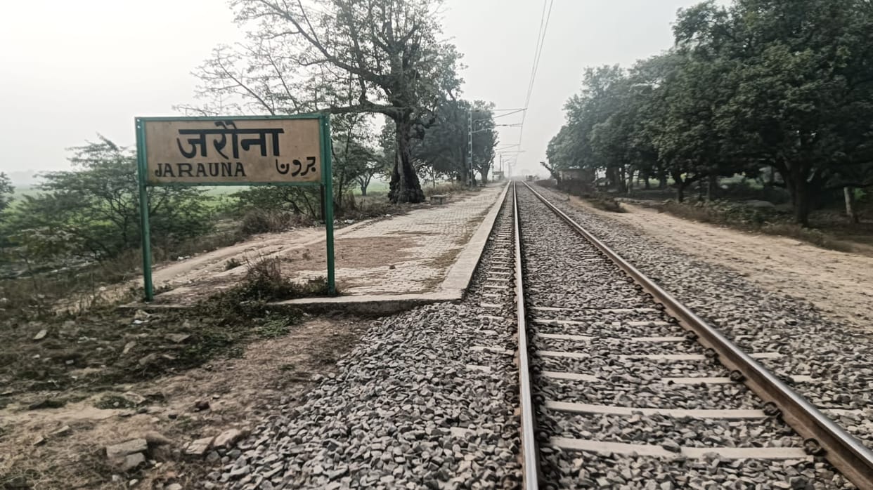 Work on the Amritsar-Jalandhar railway Line