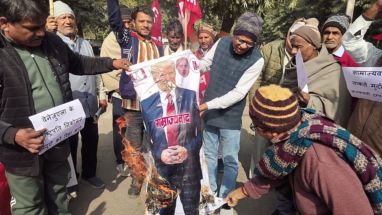 The CPI protested against the US attack on Venezuela.