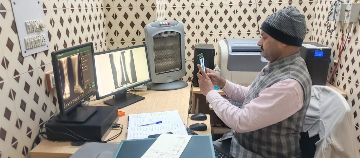 The community health center in Julana has been without X-ray films for 8 months.