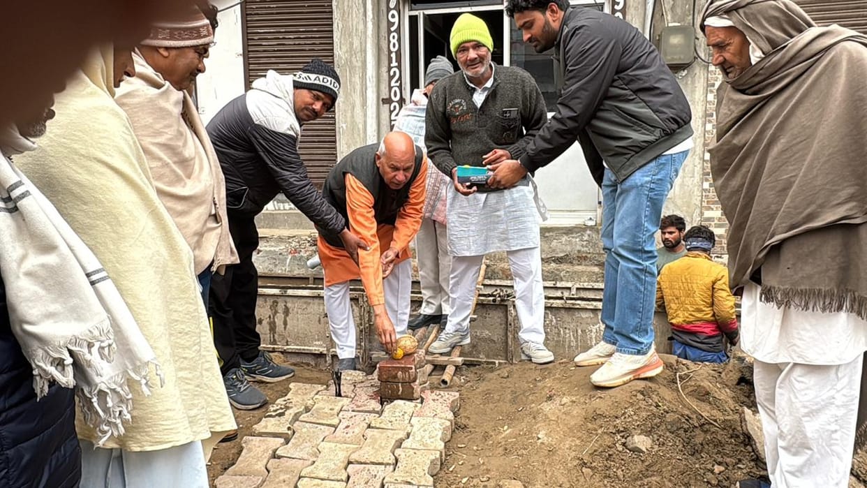Construction of the drain on Kosli Road has begun.