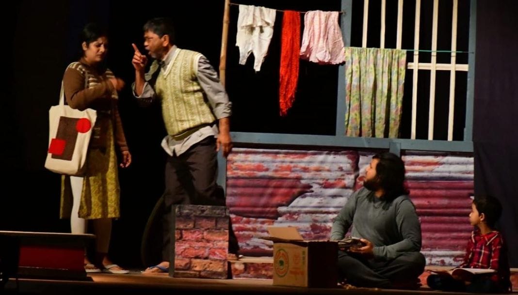Bengali play 'Chai Tritiya Swar' staged
