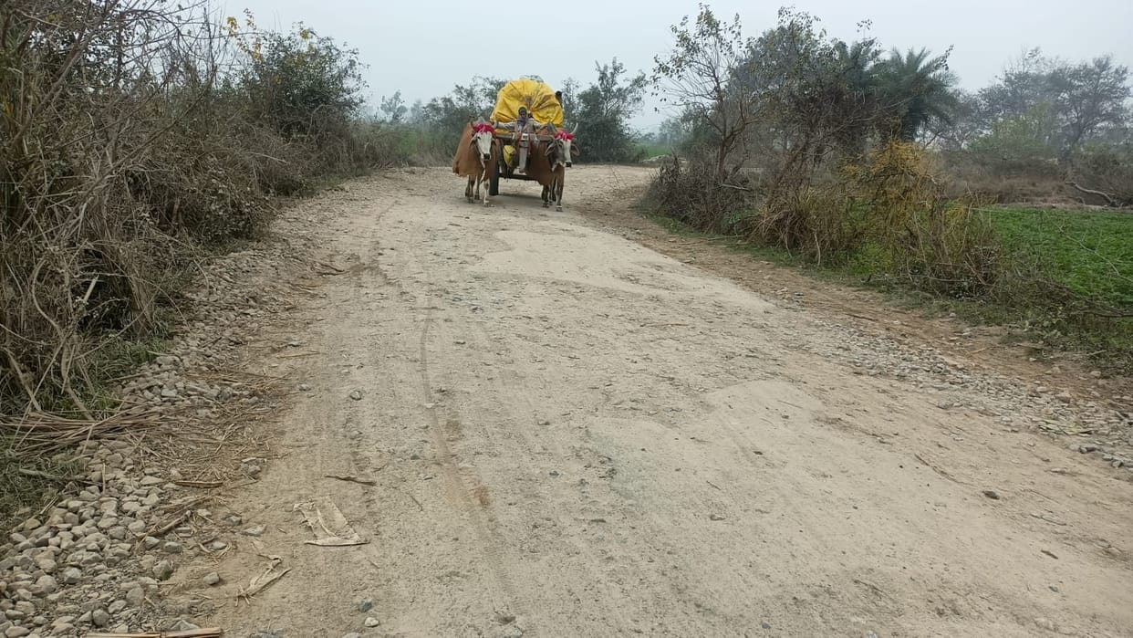 The PWD forgot to repair the road that was washed away in the floods.