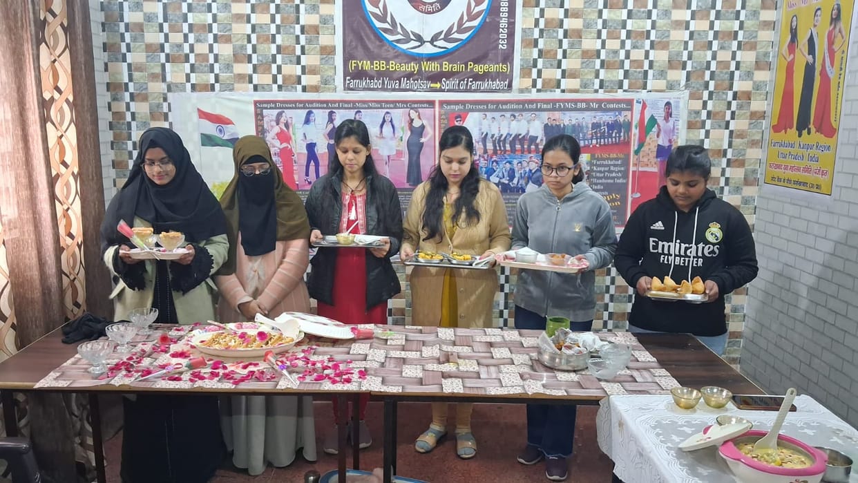Participants showcased their culinary skills with delicious dishes.