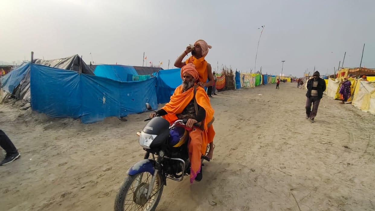 The banks of the Ganges are fragrant with the scent of religion and devotion