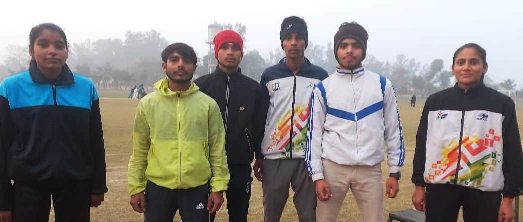 फोटो22मंडलीय टीम में चयनित एथलेटिक्स खिलाड़ी।स्रोत:विभाग
