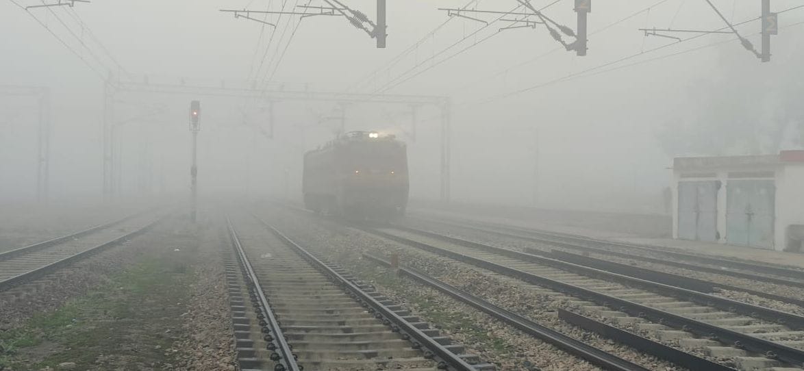 Drone survey for doubling of railway line begins