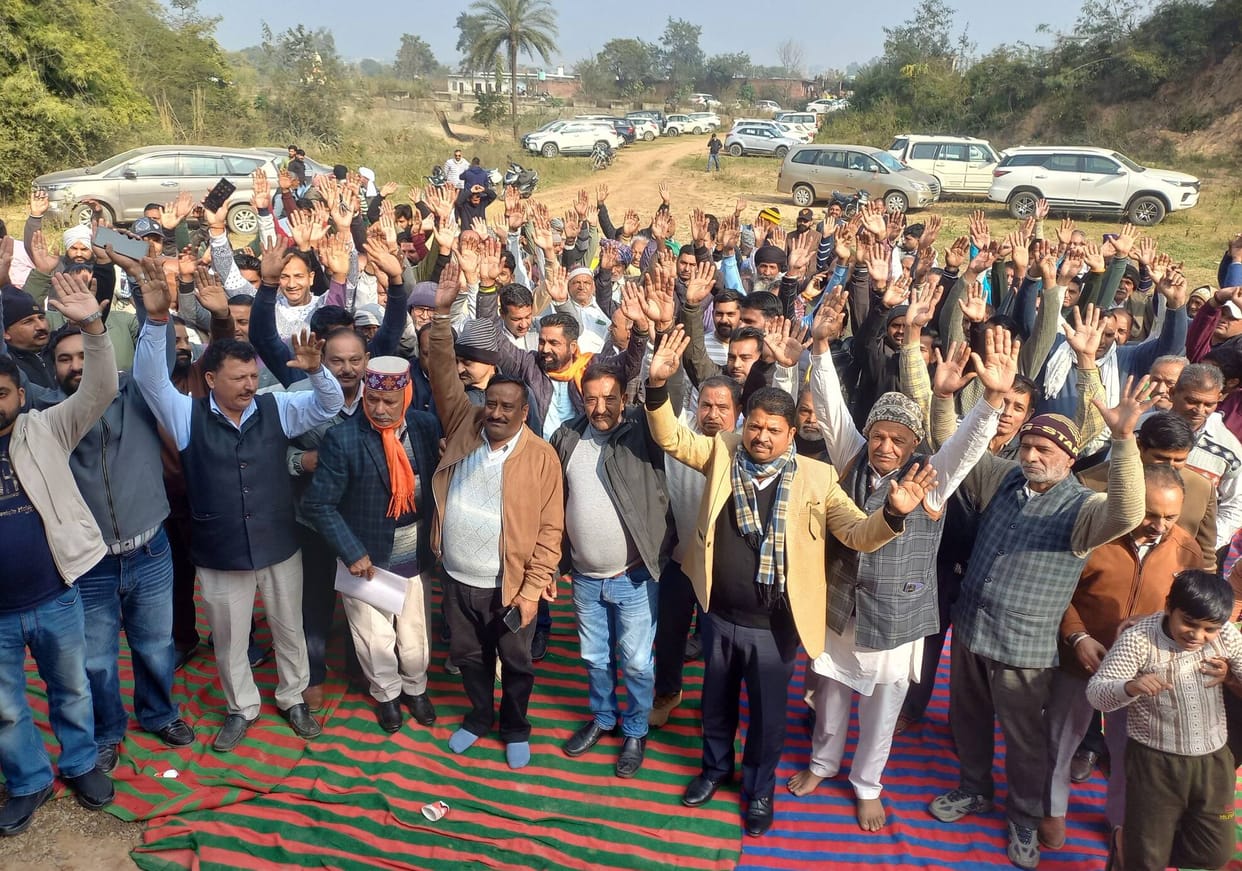 Malpur-Sandoli Panchayats open front against New Township in Baddi