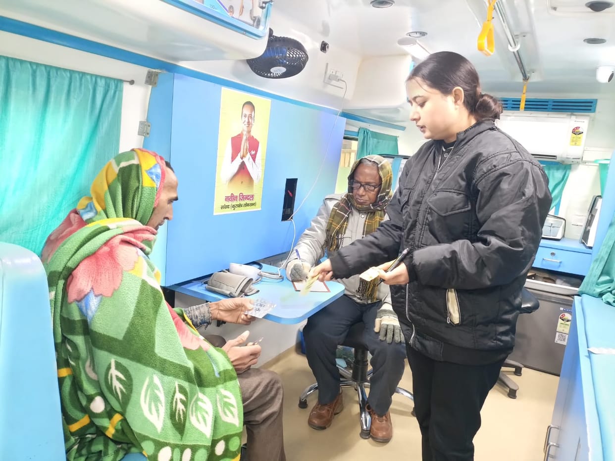 The health of villagers was checked in two villages