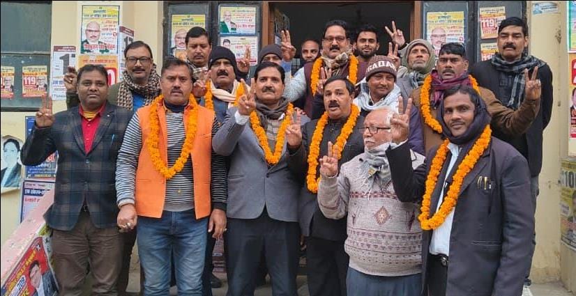 Shivnarayan Rai became the president and Akhilesh Kumar Srivastava became the vice president.