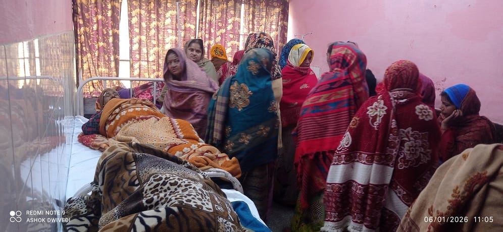 Two state-run buses collided on the Bareilly-Farrukhabad highway, injuring six people.