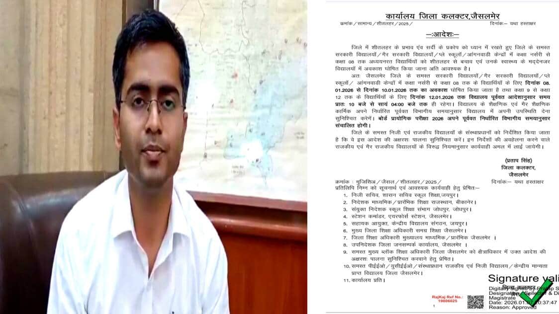 जैसलमेर जिला कलेक्टर प्रताप सिंह