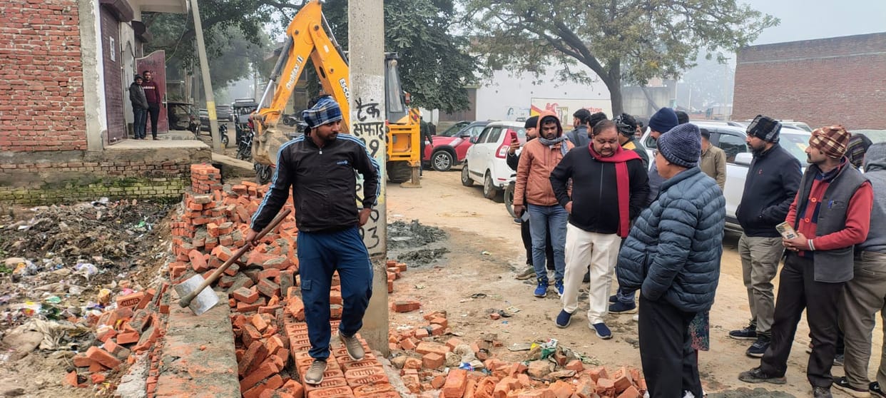 In Kant, the MLA had the newly constructed drain dug up with a JCB.