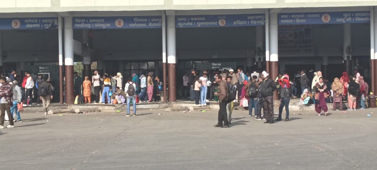 Evening every Karnal and Kurukshetra route crowded with residents, passengers heavily troubled
