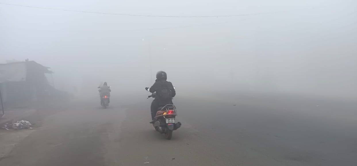Tuesday was the coldest day of the season...the biting cold and chill sent shivers down everyone's spine.