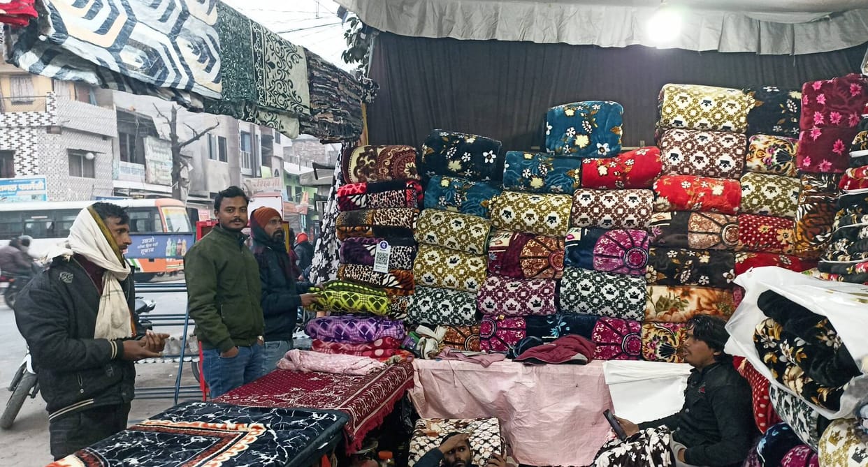 Blanket sales have increased, and customers are liking the new designs.