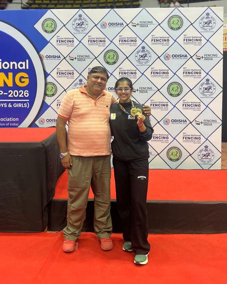 By winning two gold medals, Kanupriya won the national champion title.