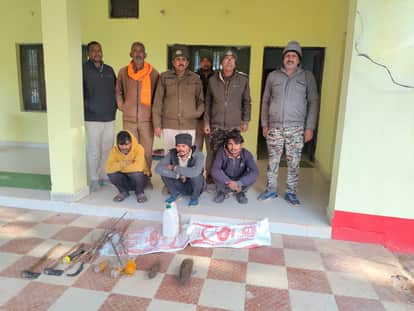 Satna News: Three accused arrested for attempting illegal hunting.