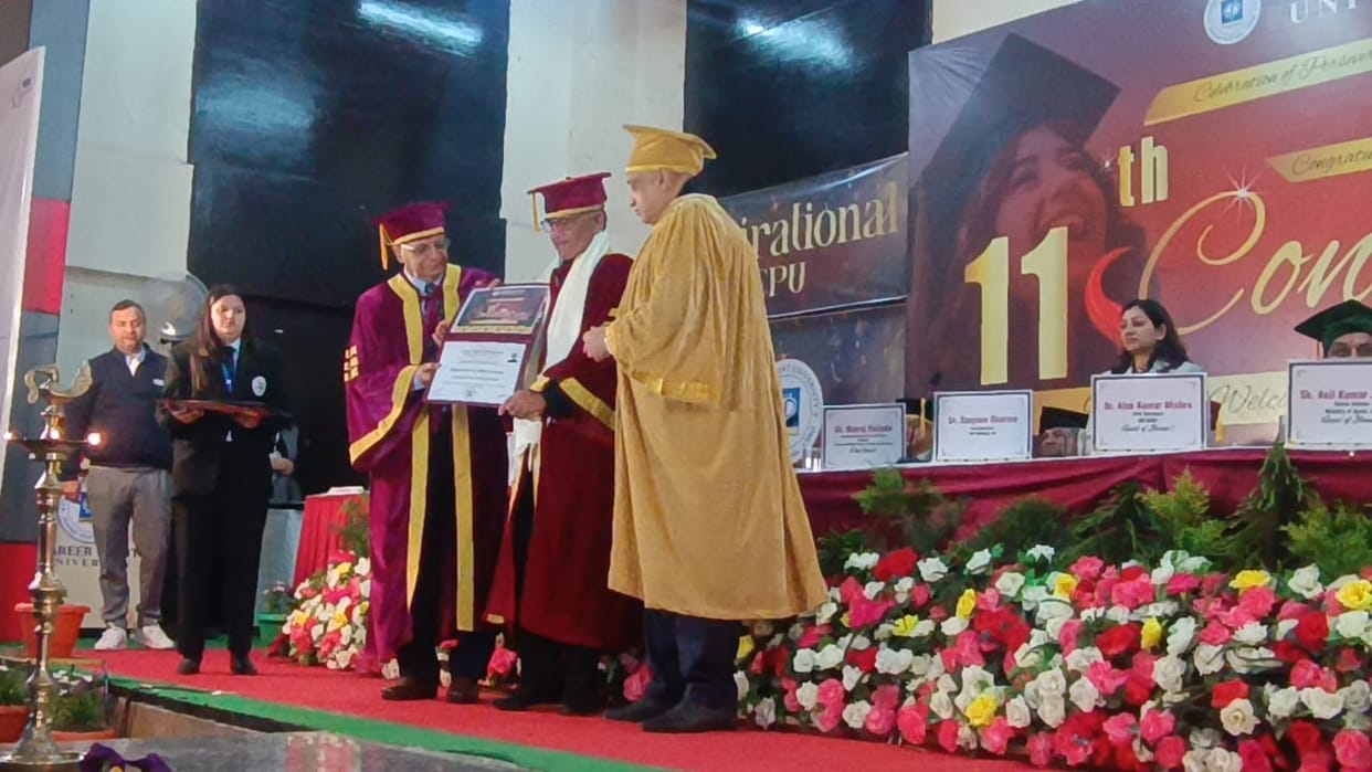 Bamboo artist Kartar Sonkhale receives doctorate