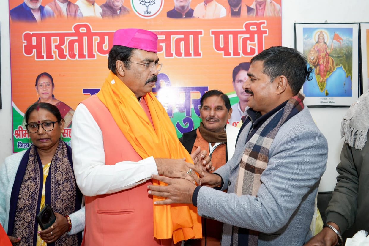 State President of BJP samastipur arrivedLeaders welcomed