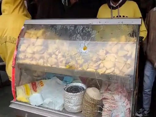 Maturam Halwai's shop was fired upon three times in six and a half years, and each time he was asked to pay double the extortion money.
