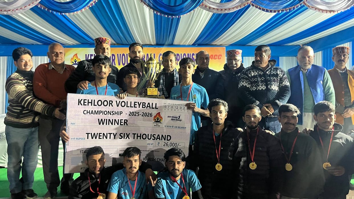 Carloti won the block level Kahlur Volleyball Championship