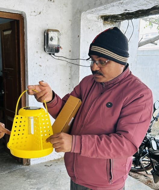 Now pest control will be done without medicines with light tap plant