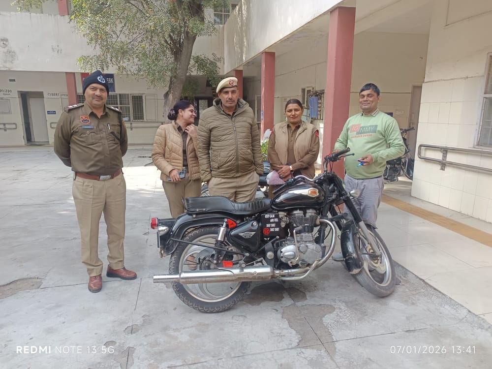 A Bullet bike was seized for bursting firecrackers and a fine of 37,000 rupees was issued.