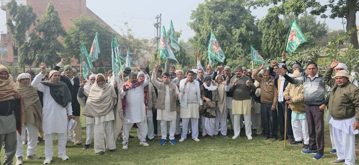 Farmer leaders gathered at Rose Garden and expressed their anger over four-point demands