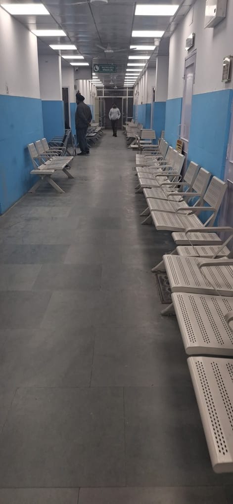 The server of the civil hospital remained down, neither the prescription was issued nor the doctor could see the report.