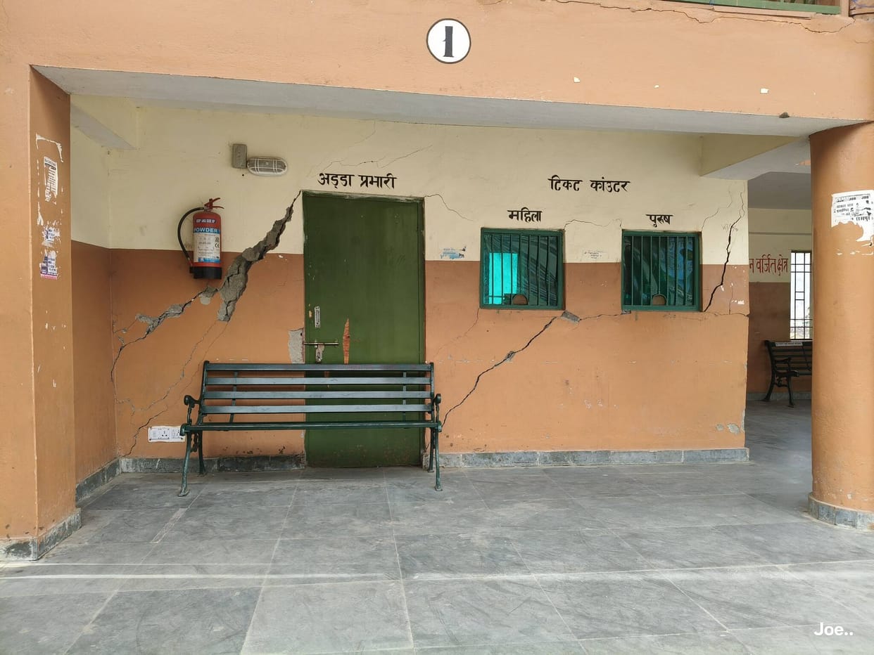 The bus stand, built at a cost of Rs 2 crore, became a showpiece in Nirmand