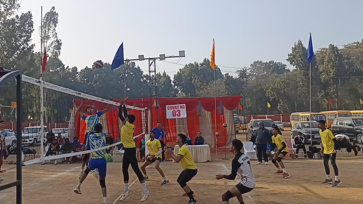 Volleyball title battle to be held between UP and Uttarakhand