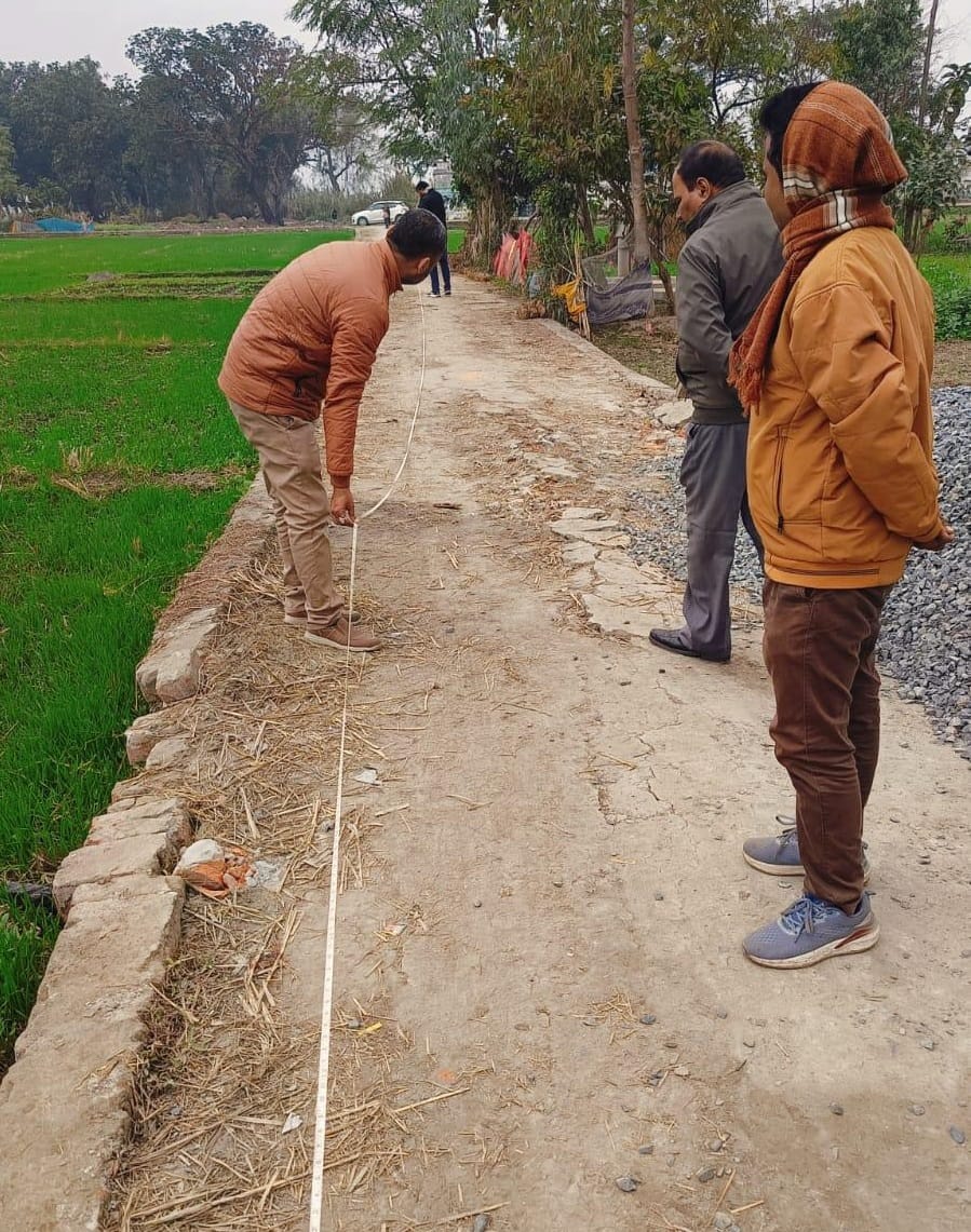 Investigation reveals irregularities in the construction of CC roads under MNREGA