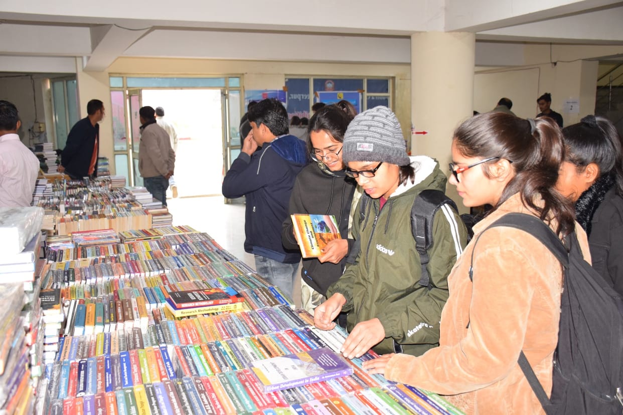 More than 95,000 books were displayed at the book fair.