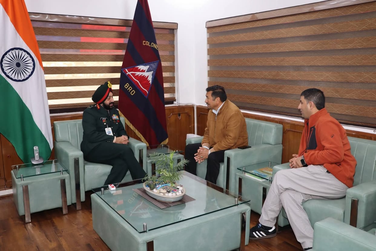 Srinagar, Korjok Sapiti, Leaders of Ladakh, Meet DG BRO