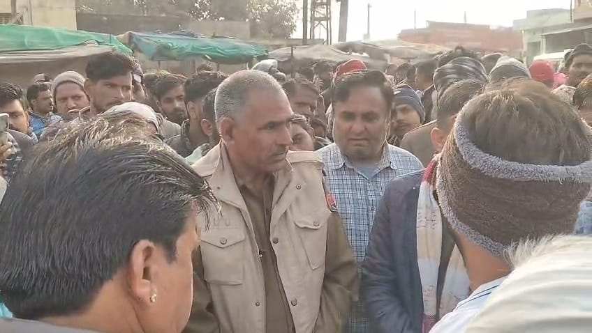 ajmer leswa dumper accident two brothers dead protest