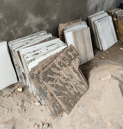 The BDO immediately got the tiles removed from the mud in the computer room.