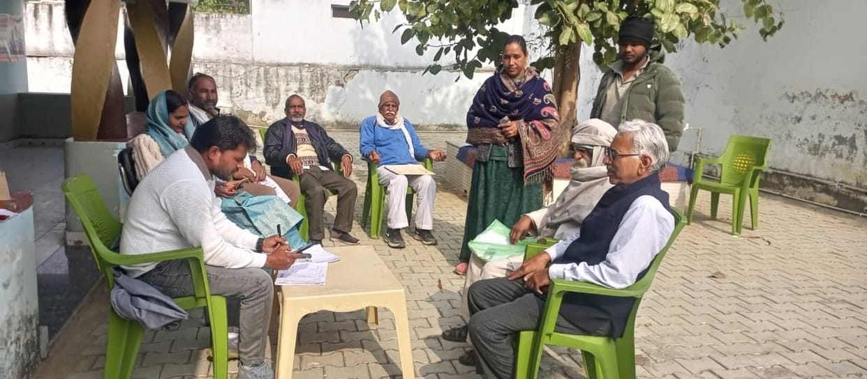 Under the campaign, farmers were registered by visiting their homes.