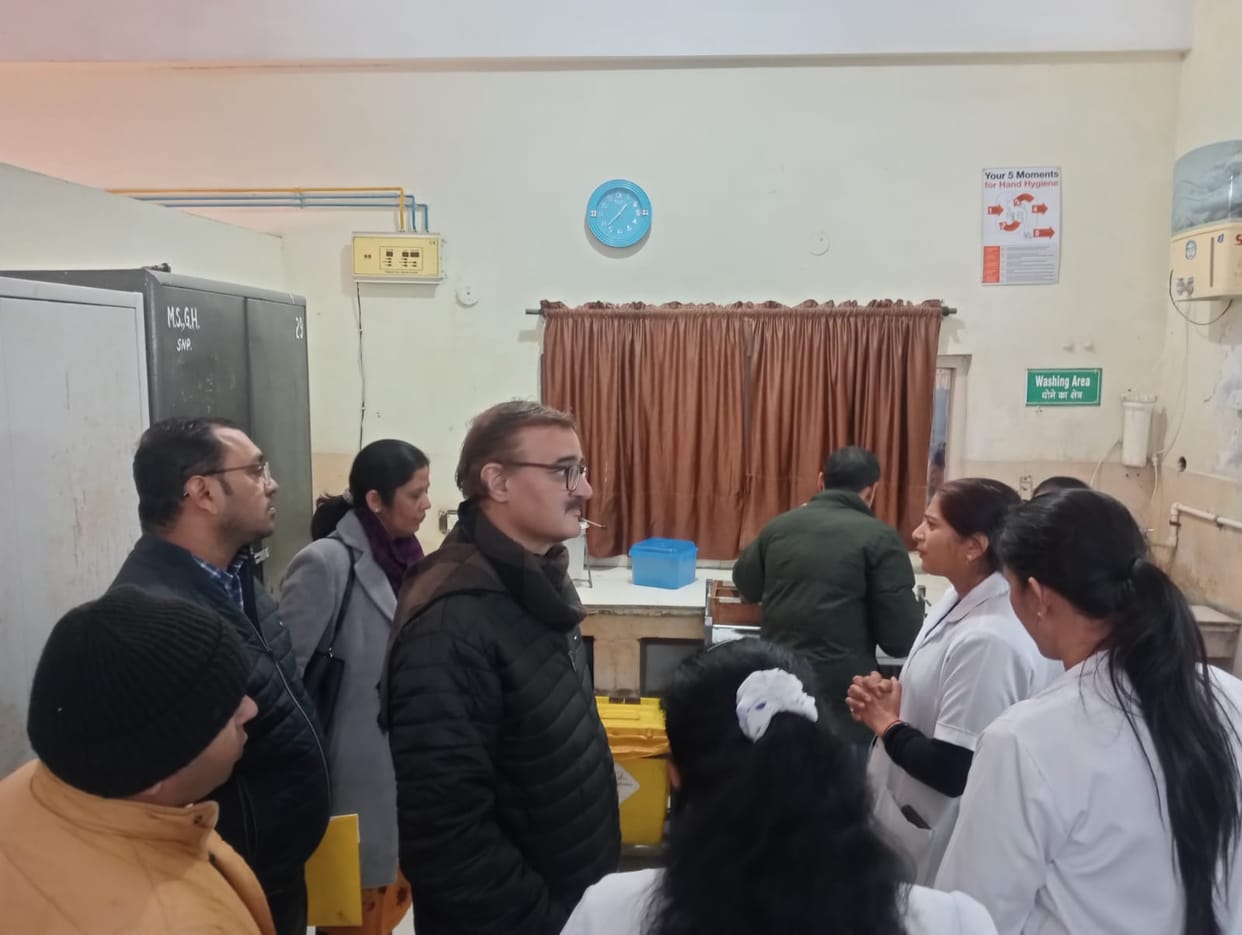 The team was upset after seeing the heater switched off in the pediatric ward.