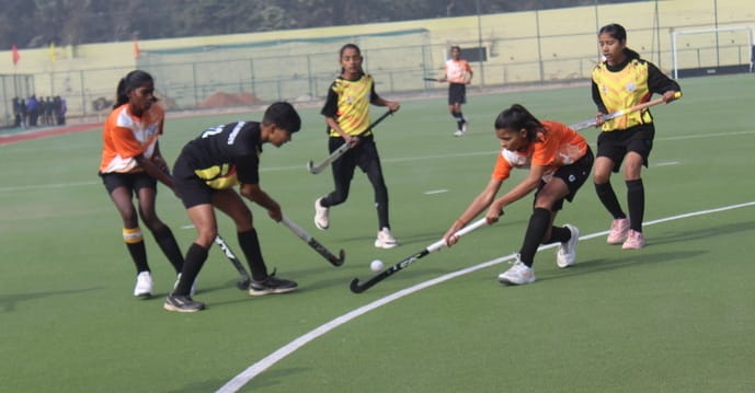 Gorakhpur Sports College and Varanasi won the one-sided match