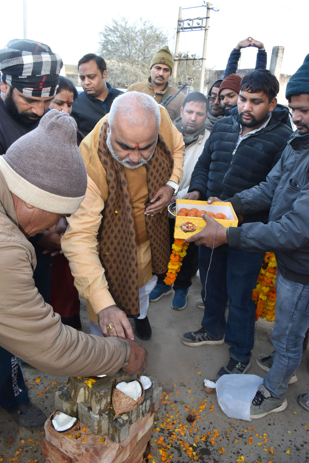 Sewer line will be constructed in Deha Basti and a concrete road will be constructed in Bhim Nagar.