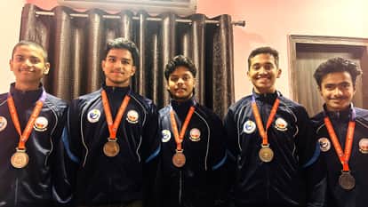 Muzaffarpur Bihar news : muzaffarpur marshal arts player shines in dav national sports