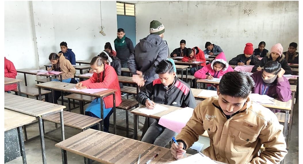 Pre-board examinations have started in secondary schools.
