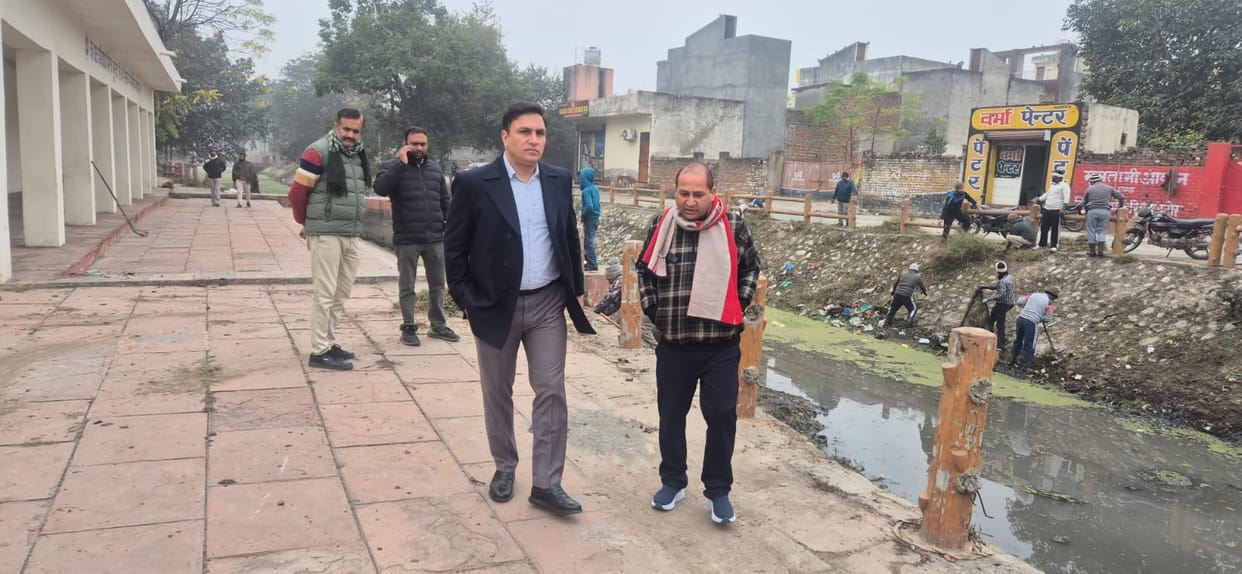 SDM inspected Saraswati pilgrimage site for International Saraswati Festival