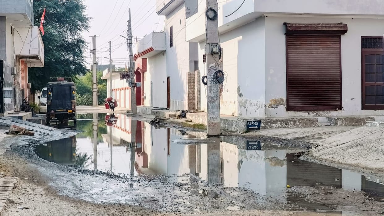 Not water, trouble...Water mixed from 50-year-old sewage and drinking water lines is harming health
