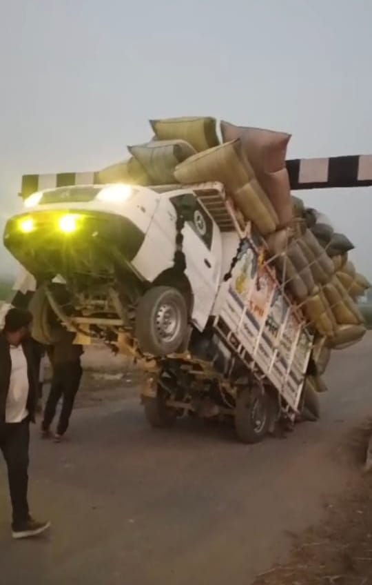 Barriers curb overloaded vehicles, a relief for farmers