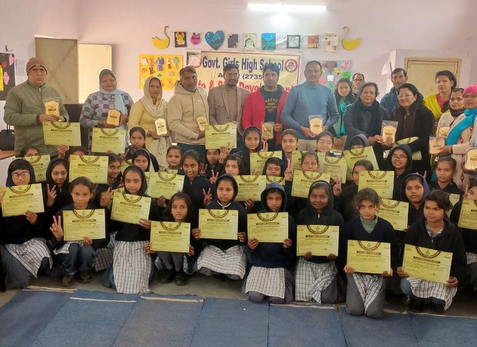 50 students were given prizes at the camp.