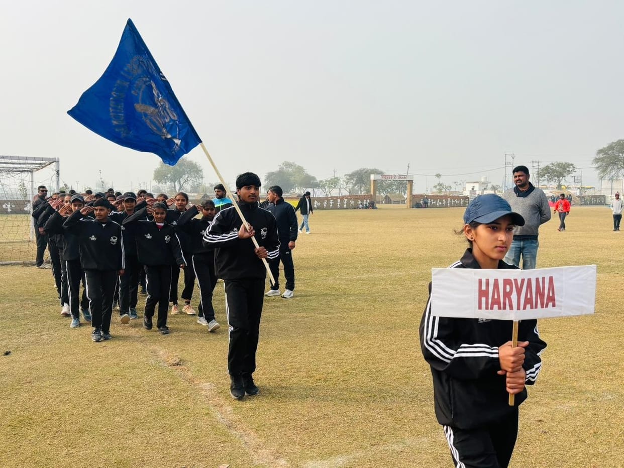 Telangana defeated Goa in the softball championship.