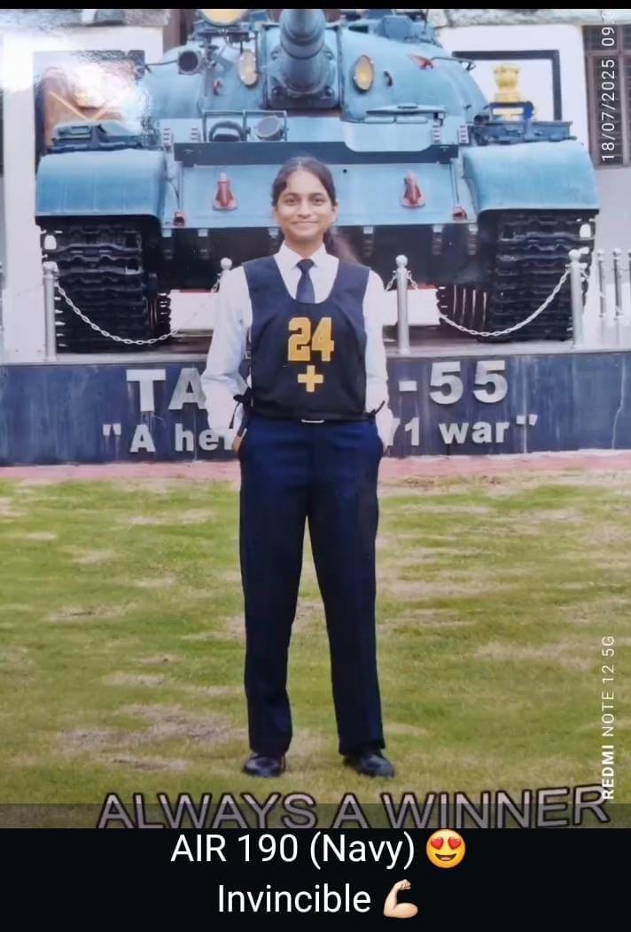 Kashish, daughter of Bachhaud, has been selected for the NDA.