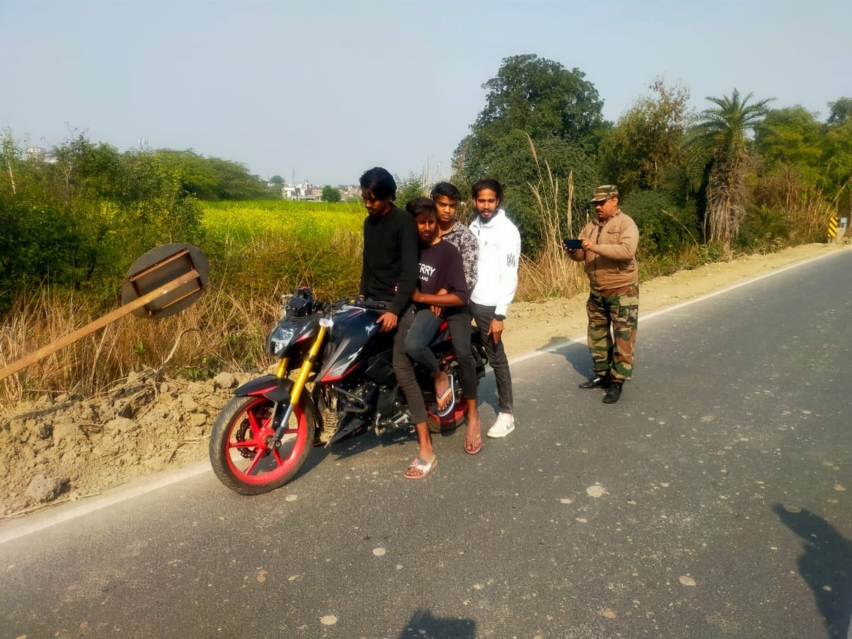 80 vehicles challaned for violating rules